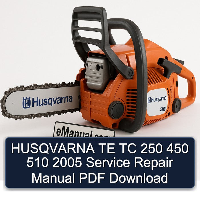 HUSQVARNA TE TC 250 450 510 2005 Service Repair Manual