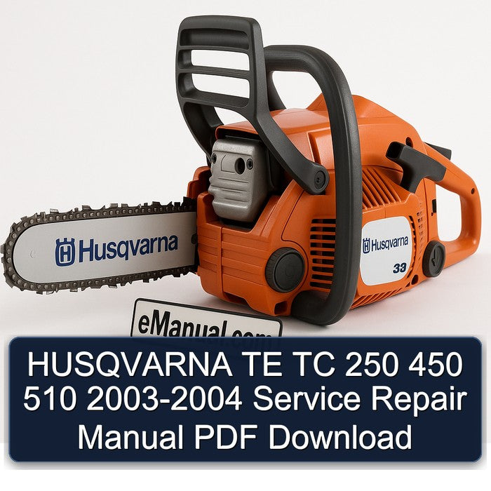 HUSQVARNA TE TC 250 450 510 2003-2004 Service Repair Manual