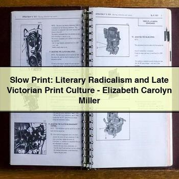 Slow Print: Literary Radicalism and Late Victorian Print Culture - Elizabeth Carolyn Miller