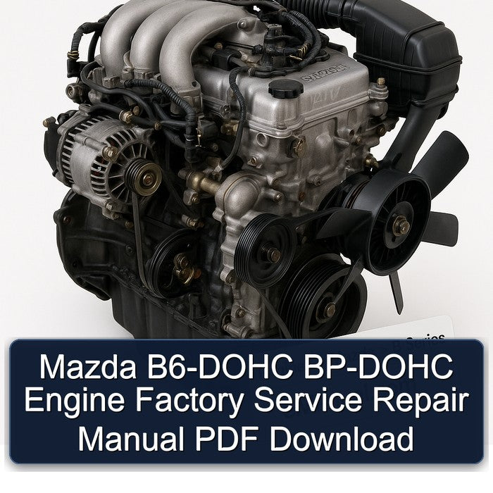 Mazda B6-DOHC BP-DOHC Engine Factory Service Repair Manual