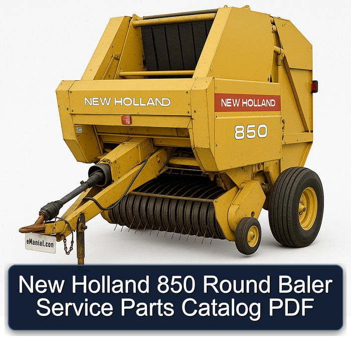 New Holland 850 Round Baler Parts Catalog PDF