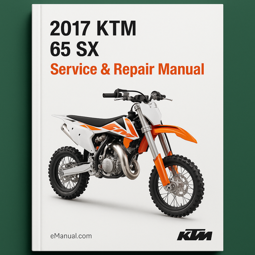 2017 KTM 65 SX Service Repair Manual