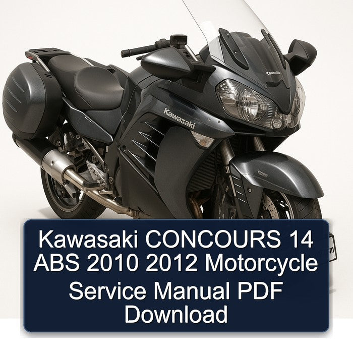 Kawasaki CONCOURS 14 ABS 2010 2012 Motorcycle Service Manual