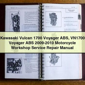 Kawasaki Vulcan 1700 Voyager ABS VN1700 Voyager ABS 2009-2010 Motorcycle Workshop Service Repair Manual
