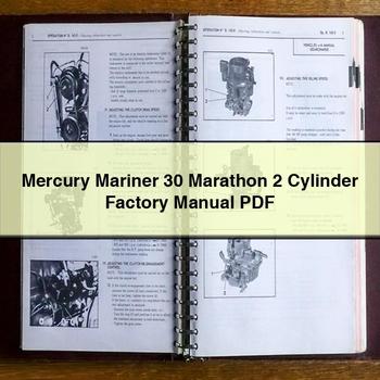 Mercury Mariner 30 Marathon 2 Cylinder Service Repair Workshop Manual PDF
