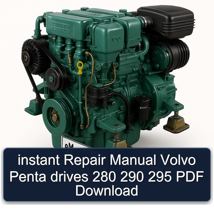 instant Repair Manual Volvo Penta drives 280 290 295