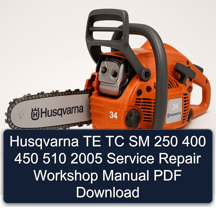 Husqvarna TE TC SM 250 400 450 510 2005 Service Repair Workshop Manual