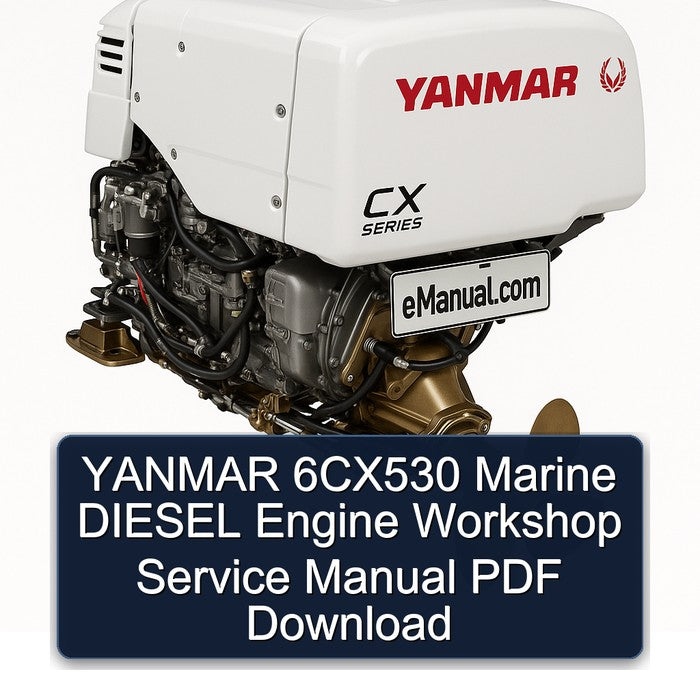 YANMAR 6CX530 Marine DIESEL Engine Workshop Service Manual