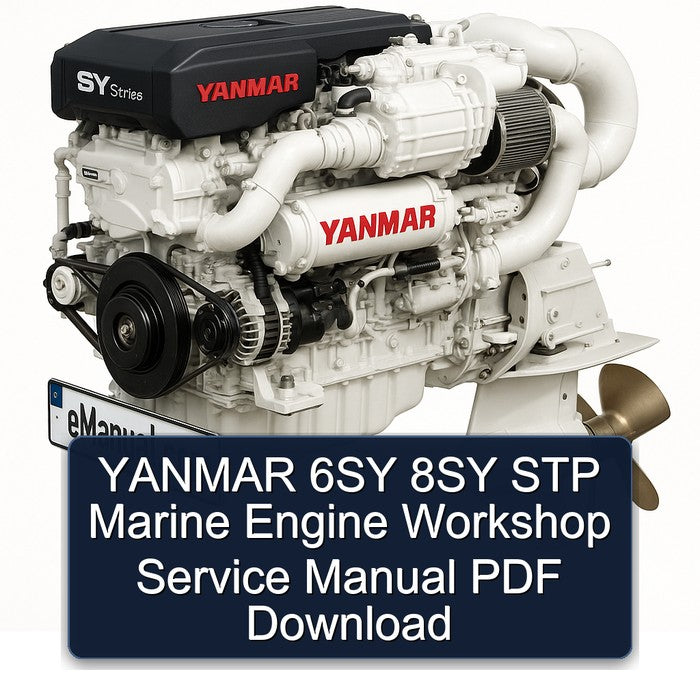 YANMAR 6SY 8SY STP Marine Engine Workshop Service Manual