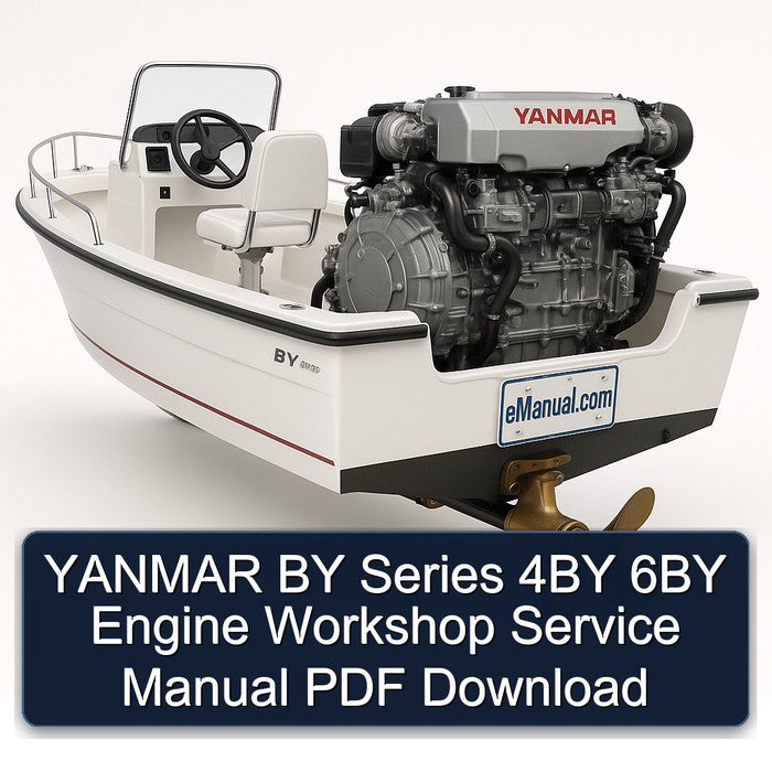 YANMAR BY Series 4BY 6BY Engine Workshop Service Manual