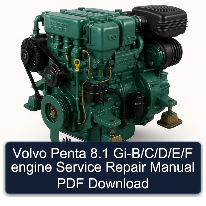 Volvo Penta 8.1 Gi-B/C/D/E/F engine Service Repair Manual
