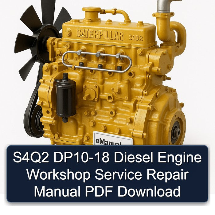 S4Q2 DP10-18 Diesel Engine Workshop Service Repair Manual