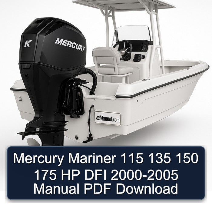 Mercury Mariner 115 135 150 175 HP DFI 2000-2005 Manual