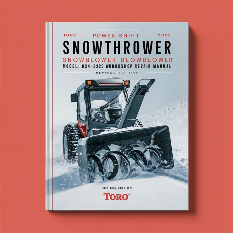 Toro Power Shift Snowthrower Snowblower Blower Model 624 824 828 1132 Service Workshop Repair Manual PDF