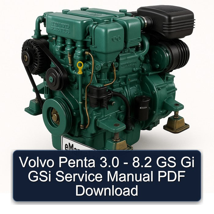 Volvo Penta 3.0 - 8.2 GS Gi GSi Service Manual