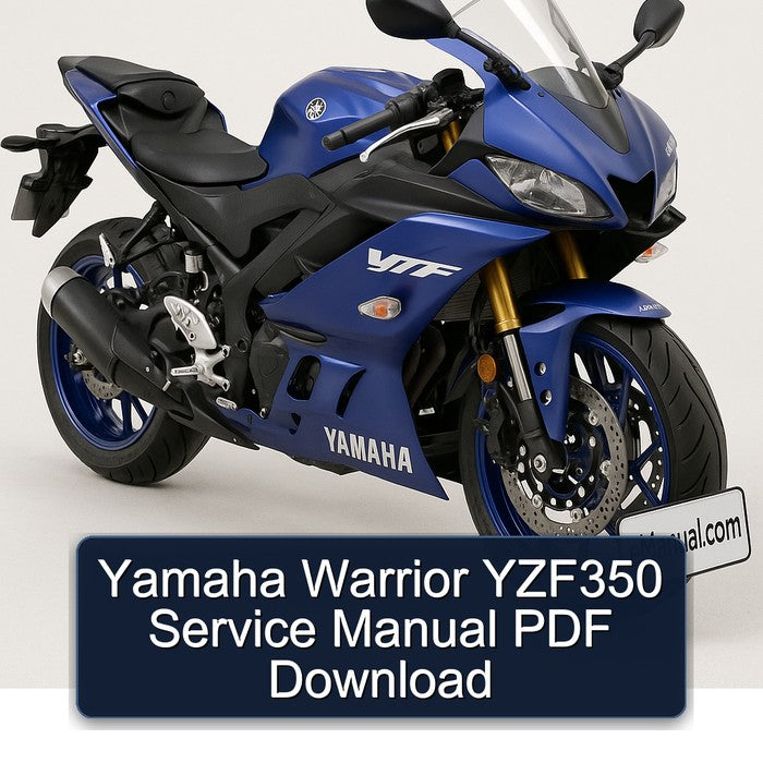 Yamaha Warrior YZF350 Service Manual