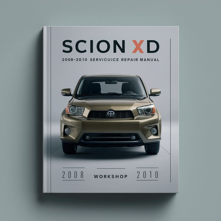 Manual de servicio y reparación del taller Scion xD 2008 2009 2010