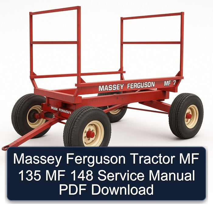 Massey Ferguson Tractor MF 135 MF 148 Service Manual