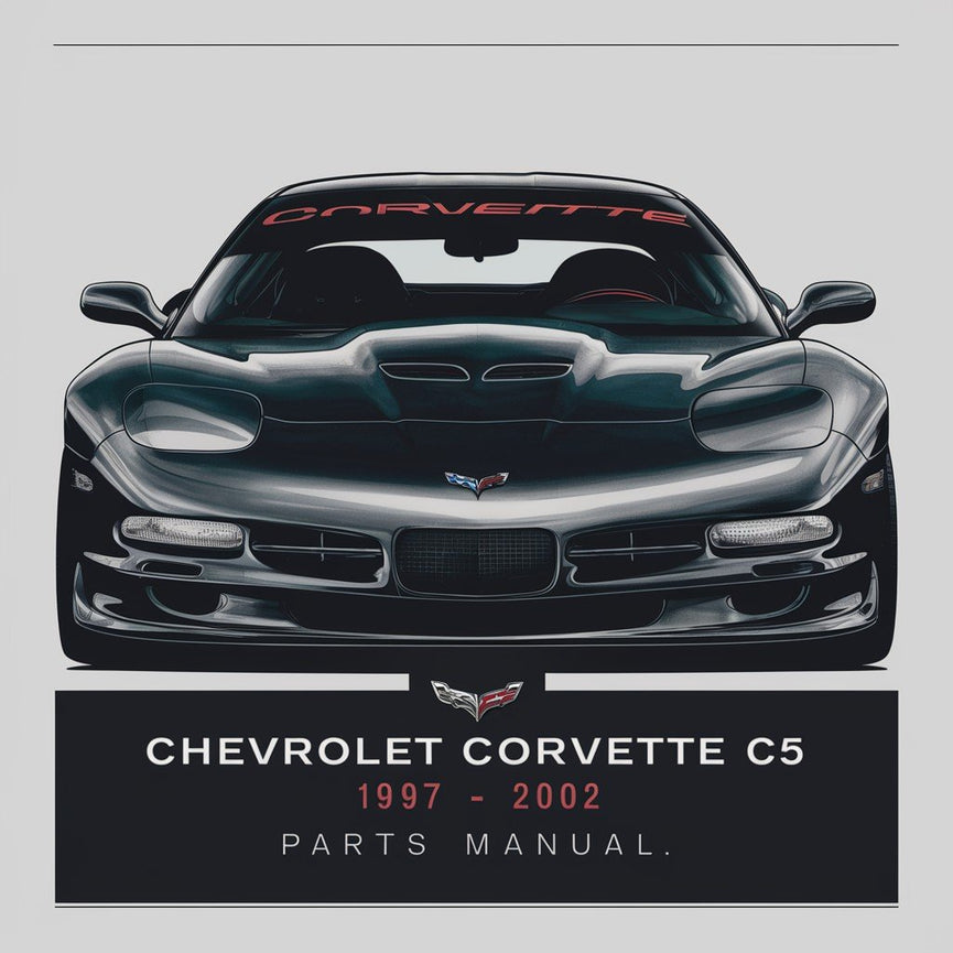 Ersatzteilhandbuch für Chevrolet Corvette C5 5,7 l, Baujahr 1997–2002