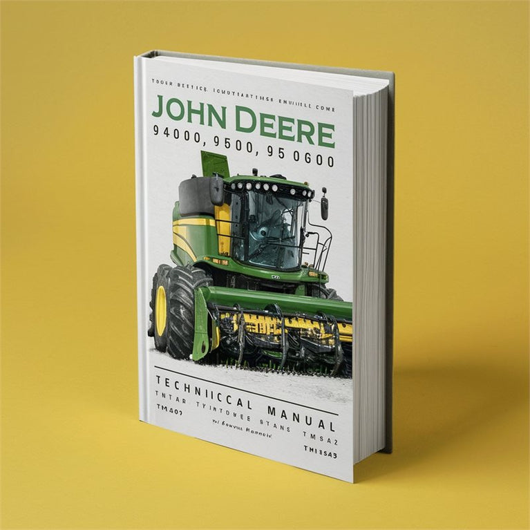 John Deere 9400 9500 9600 Combines Technical Manual TM1401 TM1402 TM1545. PDF
