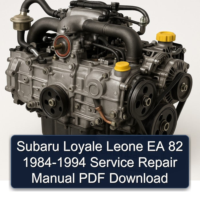 Subaru Loyale Leone EA 82 1984-1994 Service Repair Manual