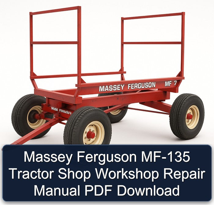Massey Ferguson MF-135 Tractor Shop Workshop Repair Manual