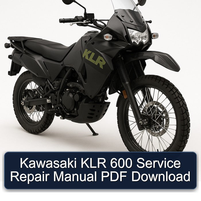 Kawasaki KLR 600 Service Repair Manual