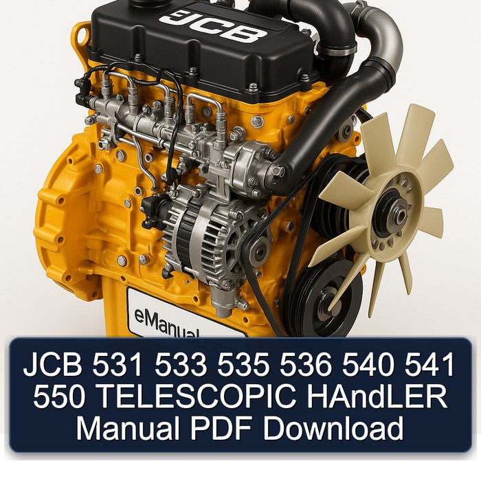 JCB 531 533 535 536 540 541 550 TELESCOPIC HAndLER Manual
