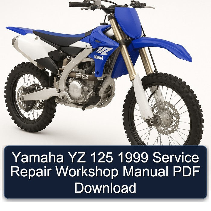 Yamaha YZ 125 1999 Service Repair Workshop Manual