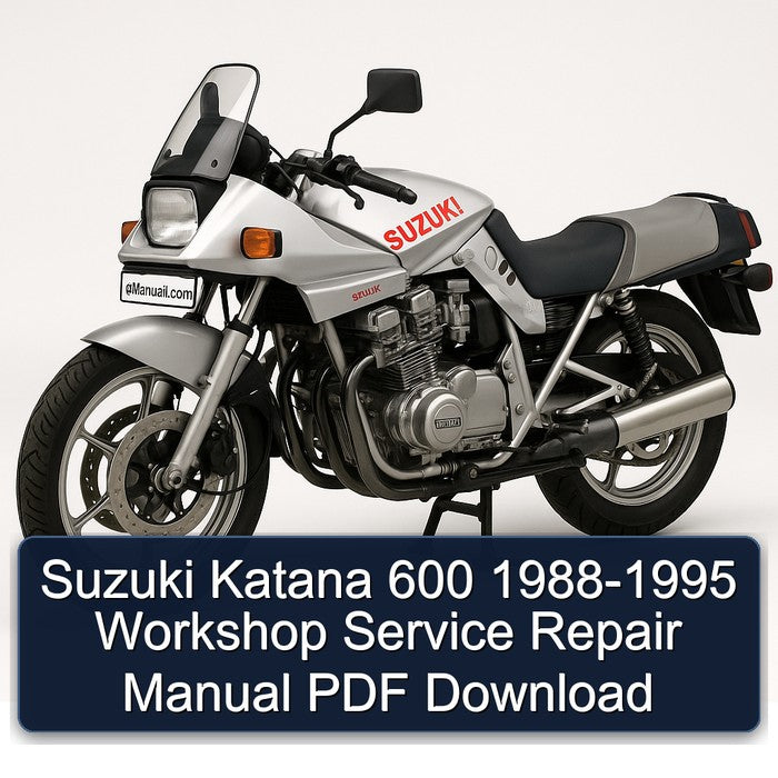 Suzuki Katana 600 1988-1995 Workshop Service Repair Manual
