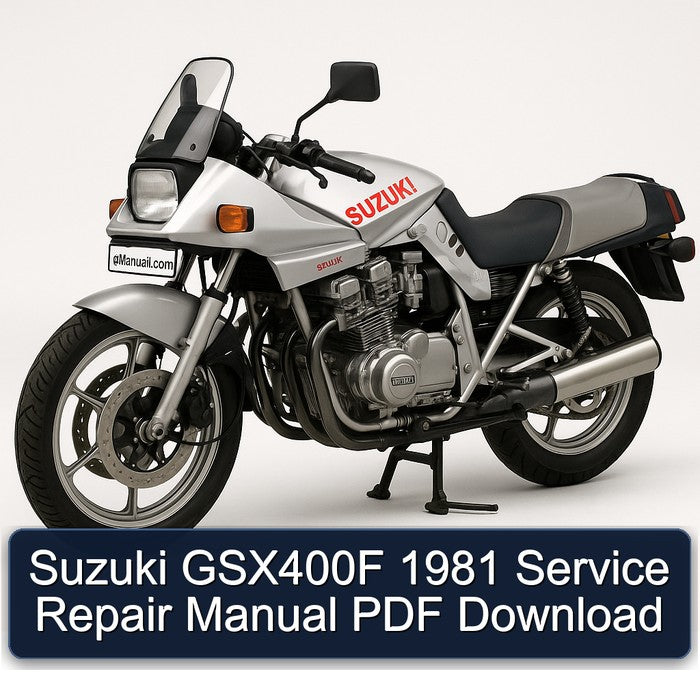 Suzuki GSX400F 1981 Service Repair Manual
