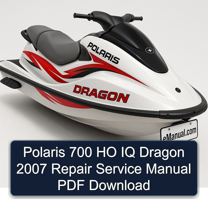 Polaris 700 HO IQ Dragon 2007 Repair Service Manual