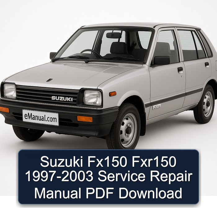 Suzuki Fx150 Fxr150 1997-2003 Service Repair Manual