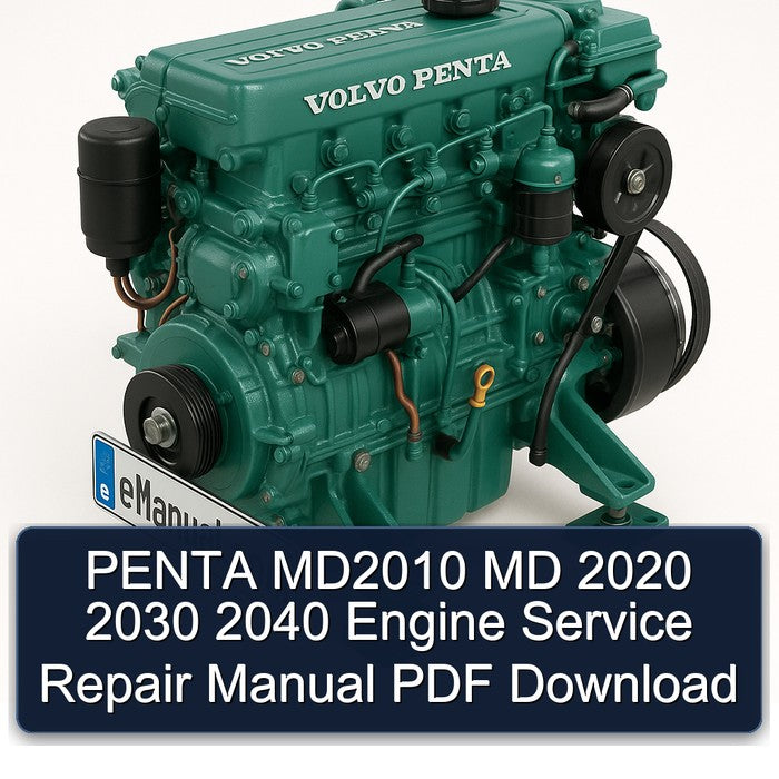 PENTA MD2010 MD 2020 2030 2040 Engine Service Repair Manual