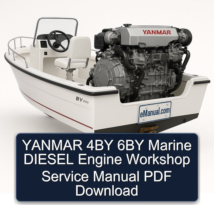 YANMAR 4BY 6BY Marine DIESEL Engine Workshop Service Manual