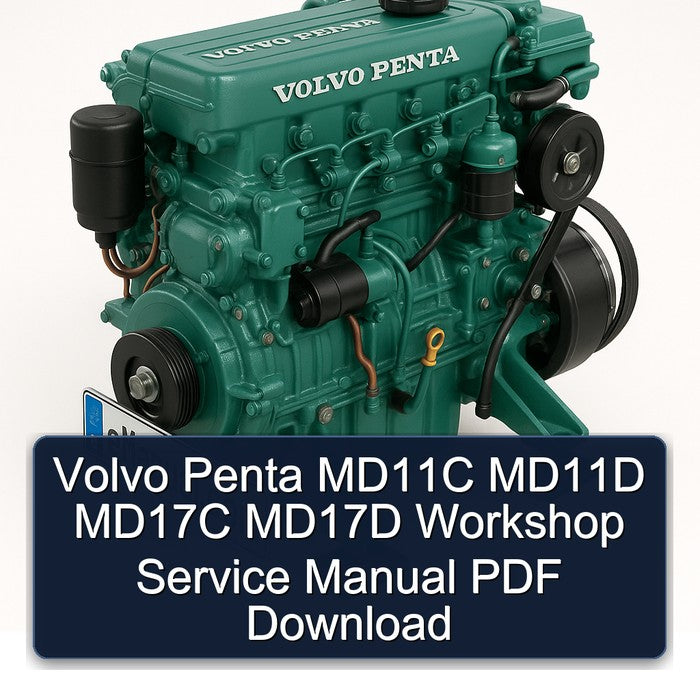 Volvo Penta MD11C MD11D MD17C MD17D Workshop Service Manual