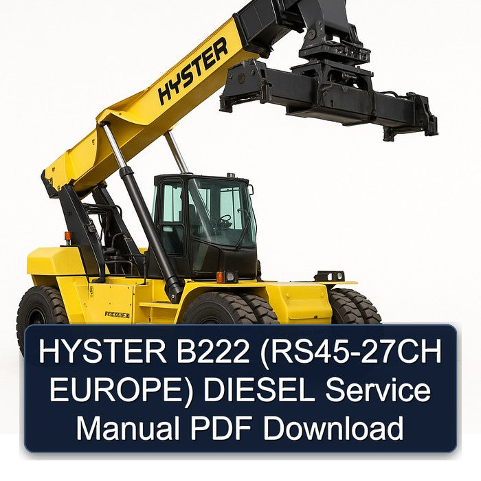 HYSTER B222 (RS45-27CH EUROPE) DIESEL Service Manual