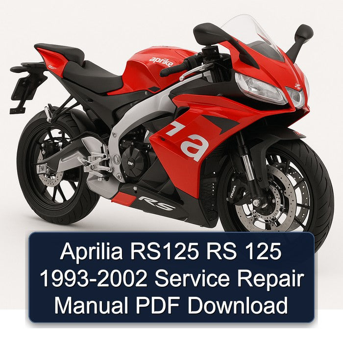 Aprilia RS125 RS 125 1993-2002 Service Repair Manual