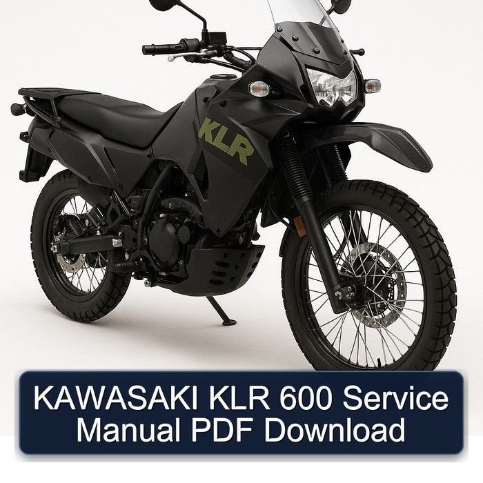 KAWASAKI KLR 600 Service Manual
