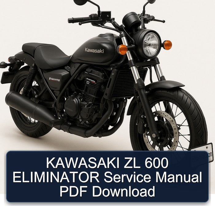 KAWASAKI ZL 600 ELIMINATOR Service Manual