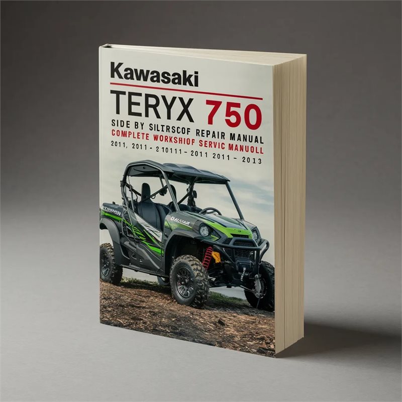 2010-2013 Kawasaki Teryx 2 KRF750 Side UTV Service Repair Workshop Manual PDF
