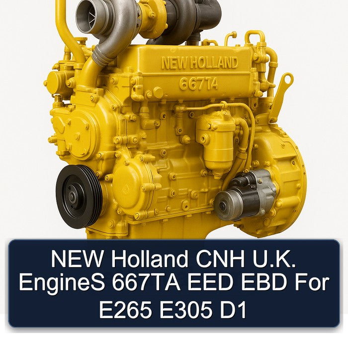 NEW Holland CNH U.K. EngineS 667TA EED EBD For E265 E305 D1