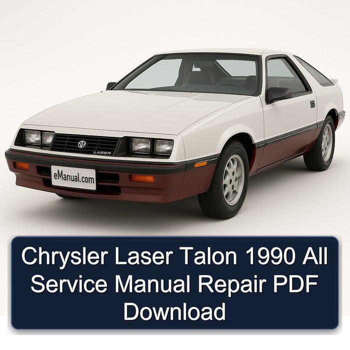 Chrysler Laser Talon 1990 All Service Manual Repair