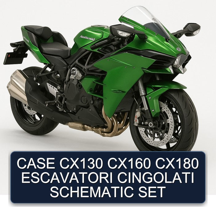 CASE CX130 CX160 CX180 ESCAVATORI CINGOLATI SCHEMATIC SET