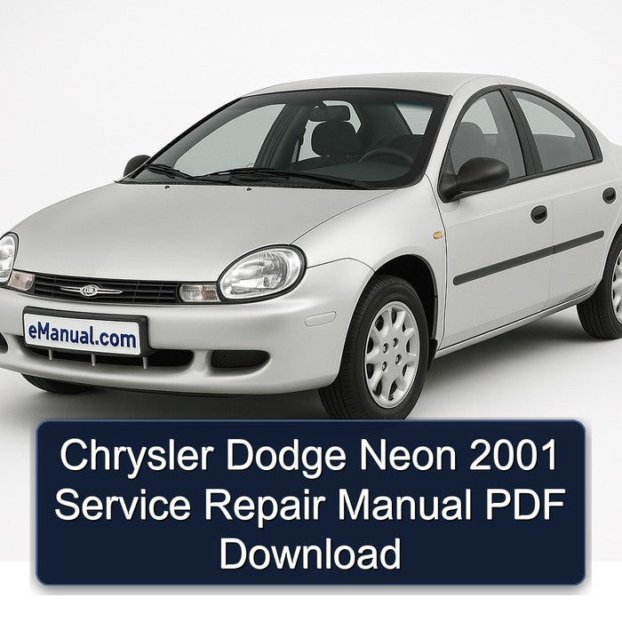 Chrysler Dodge Neon 2001 Service Repair Manual
