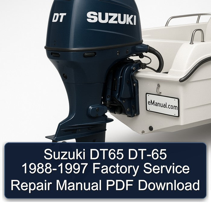 Suzuki DT65 DT-65 1988-1997 Factory Service Repair Manual