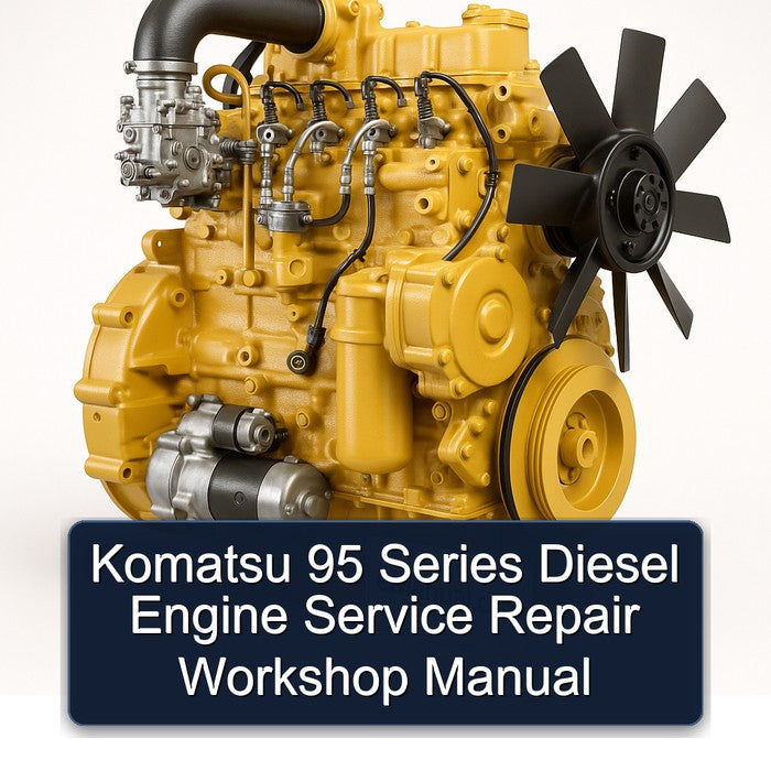Komatsu 95 Series Diesel Engine Service Repair Workshop Manual PDF