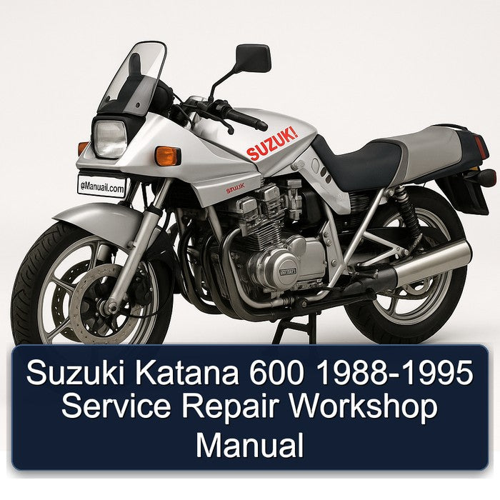 Suzuki Katana 600 1988-1995 Service Repair Workshop Manual