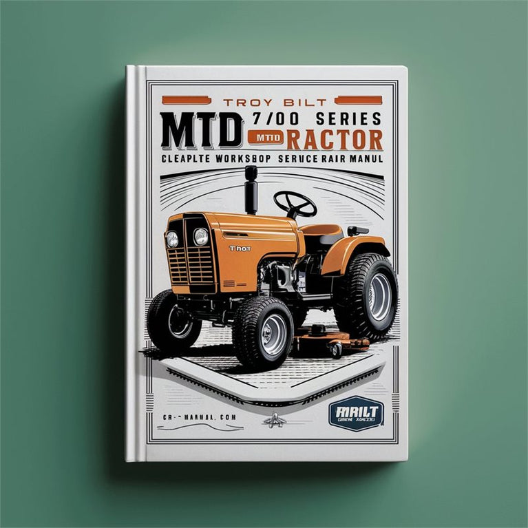 Troy Bilt MTD 700 Series Riding Mower Tractor Complete Workshop Service Repair Manual PDF