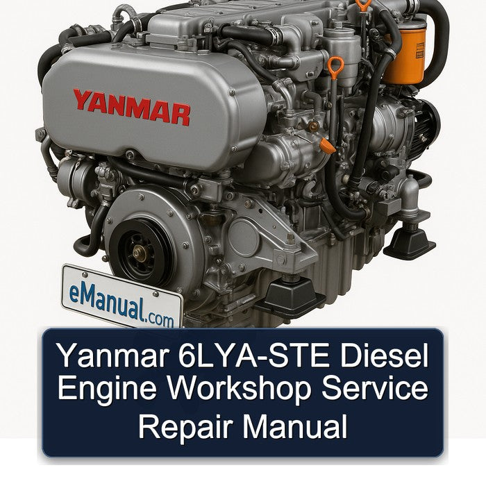 Yanmar 6LYA-STE Diesel Engine Service Repair Workshop Manual PDF